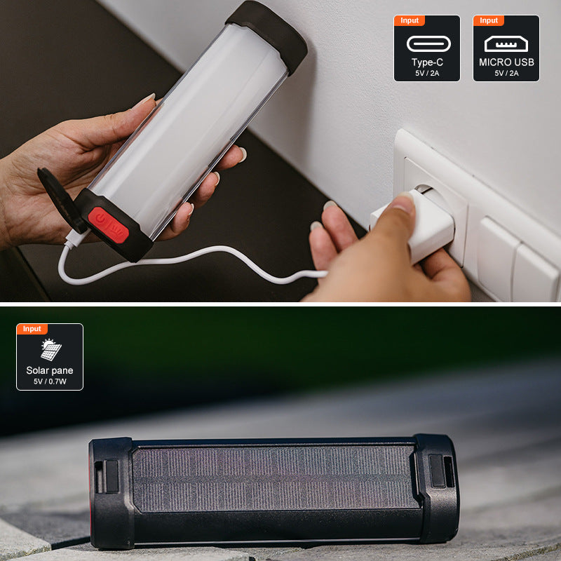 Camping Light Solar Rechargeable Camp Light