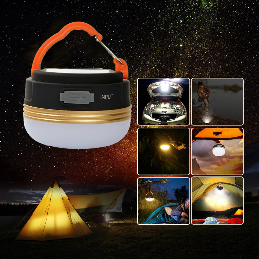 Strong Light Camping Light Usb Rechargeable Outdoor Led Hanging Light